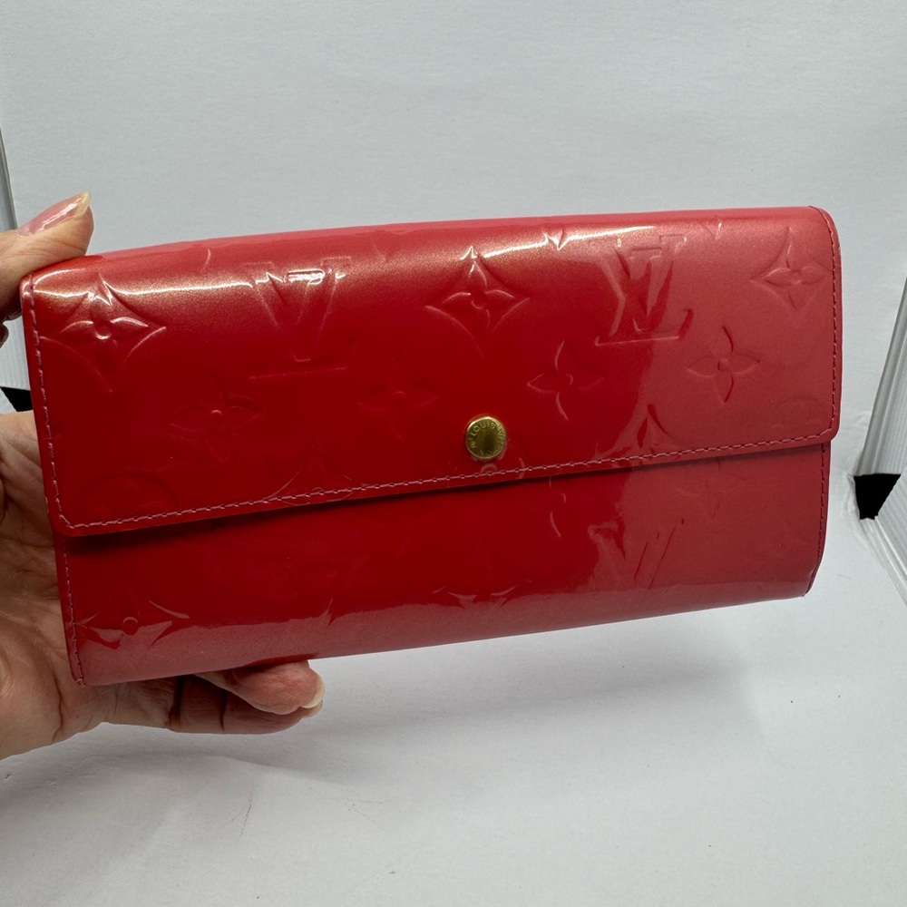Louis Vuitton Vernis Sarah Long Wallet 21134